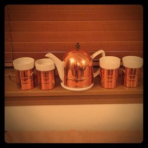 Copper Tea/Coffee Set (Antique?)